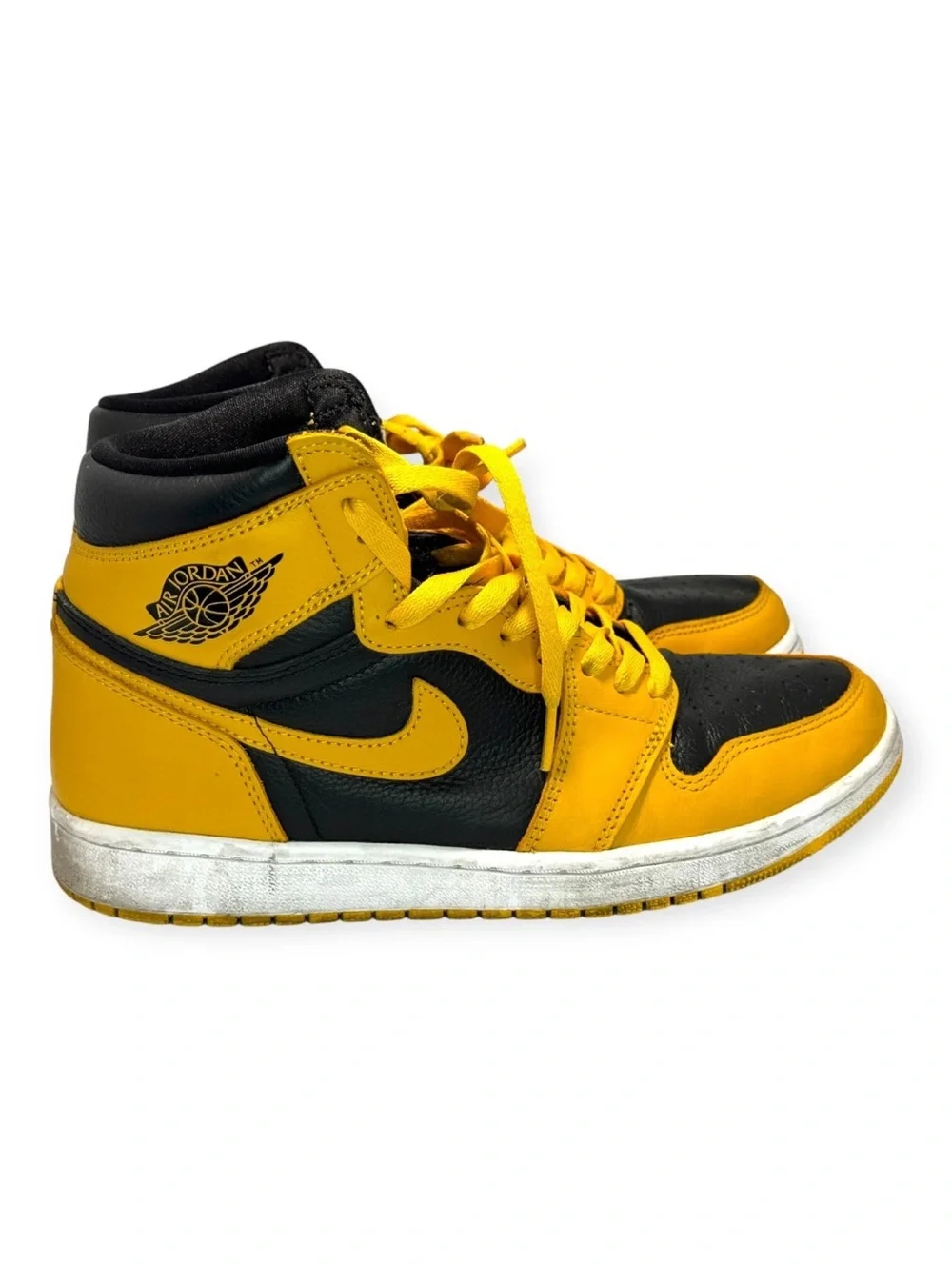 Men sneaker Nike Jordan Size 9 - Jordan 1 Retro OG High Pollen yellow black